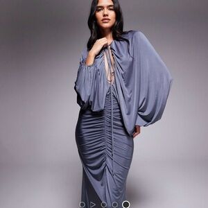 ASOS Charcoal Long Sleeve Dress